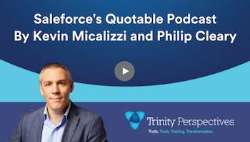 Salesforce's Quotable Podcast, featuring Cian McLoughlin